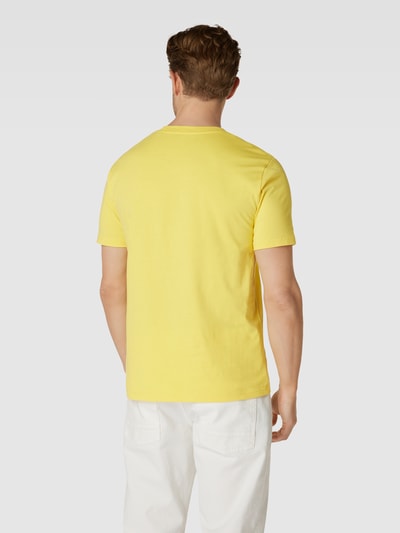 Marc O'Polo T-Shirt mit Label-Print Hellgelb 5