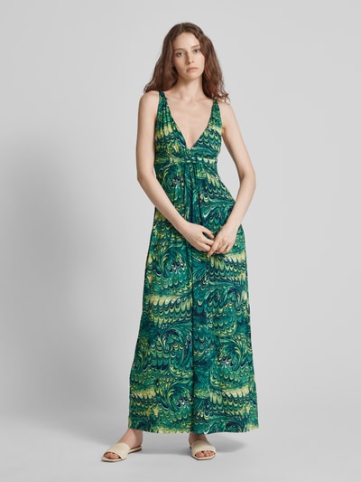 Apricot Maxi-jurk met all-over motief Groen - 1