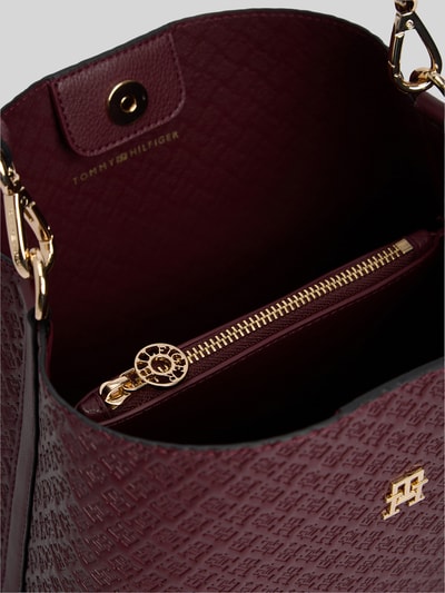 Tommy Hilfiger Handtas met logodetail Bordeaux - 4