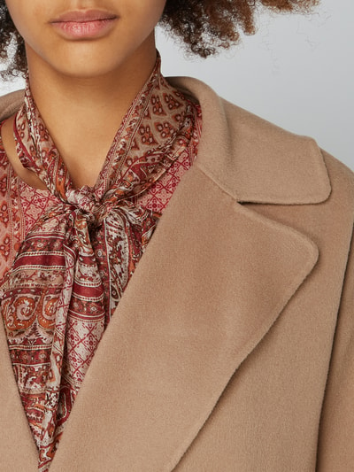 Weekend Max Mara Jas van scheerwol met tailleriem  Camel - 3