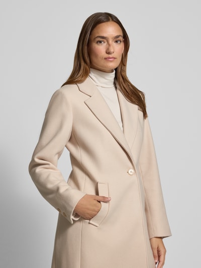 Liu Jo White Płaszcz z połami Écru 3