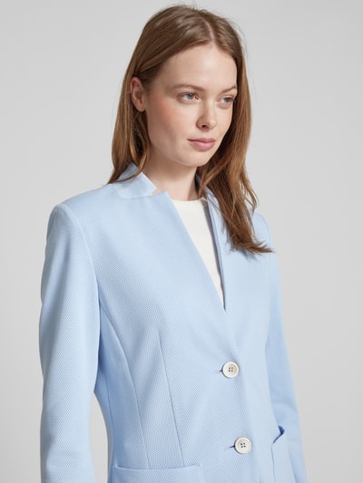 WHITE LABEL Longblazer mit Stehkragen Bleu 3