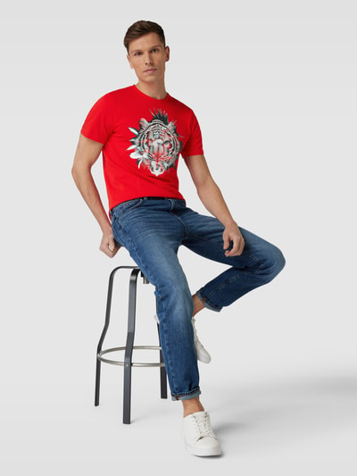 Antony Morato T-shirt z nadrukowanym motywem Czerwony 1