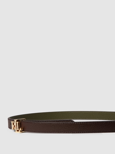 Lauren Ralph Lauren Riem met labelapplicatie Donkerbruin - 2