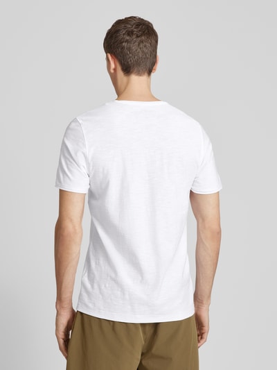 MCNEAL T-Shirt mit V-Ausschnitt Weiss 5
