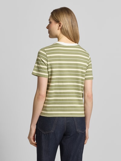s.Oliver RED LABEL t-shirt o kroju regular fit z czystej bawełny Jasnozielony 5
