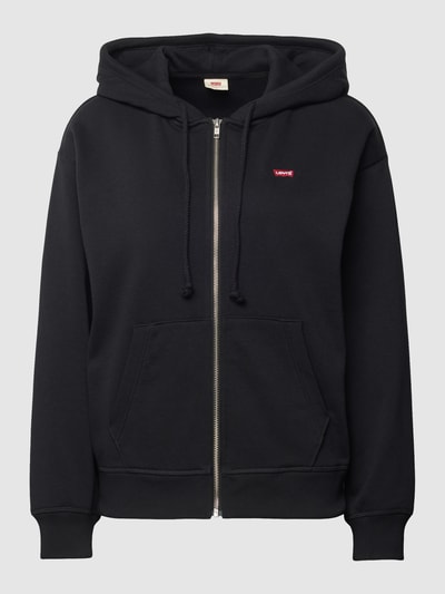 Levi's® Sweatjacke mit Label-Detail Modell 'CAVIA' Black 2