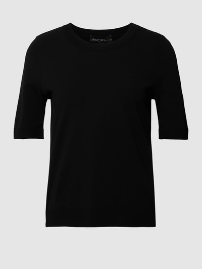 Marc Cain T-shirt met labelapplicatie Zwart - 2