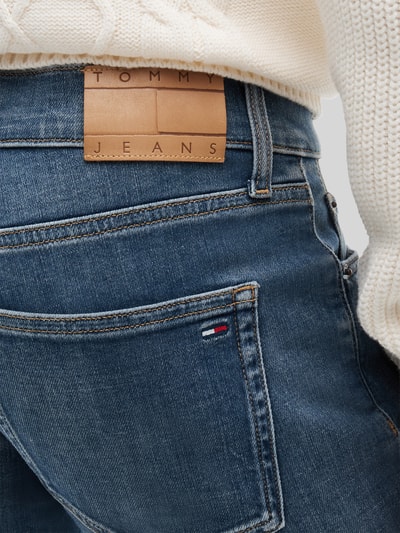 Tommy Jeans Slim Fit Jeans aus Baumwoll-Mix Modell 'SCANTON' Rauchblau 3