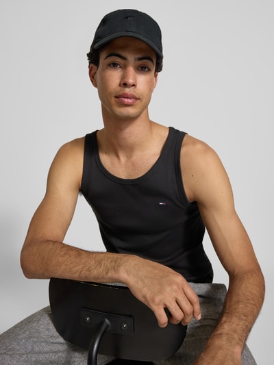 Tommy Jeans slim fit tank top van zuivere katoen in set van 2 Zwart - 3