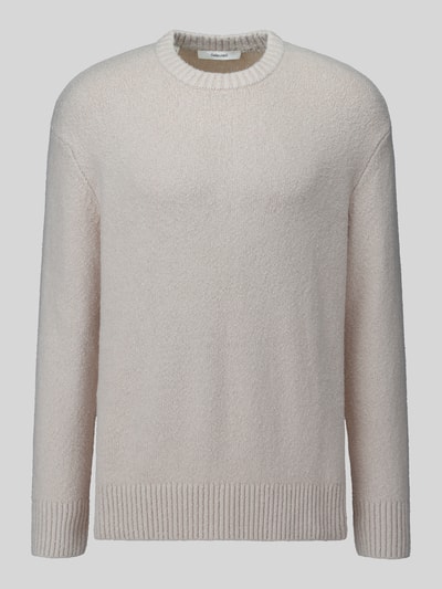 Selected Pullover mit Strukturstrick Offwhite 2
