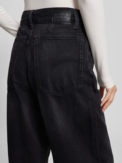 G-Star RAW Jeansy High Loose Fit z detalem z logo model 'Skater' Czarny 3