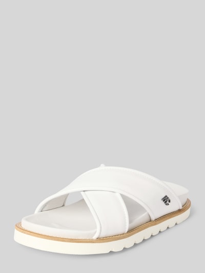 Marc Cain Bags & Shoes Instappers met labelapplicatie Wit - 1