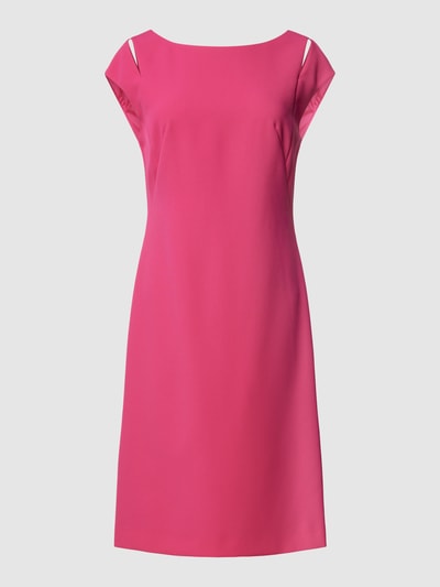 Vera Mont Cocktailkleid mit U-Boot-Ausschnitt Pink 2