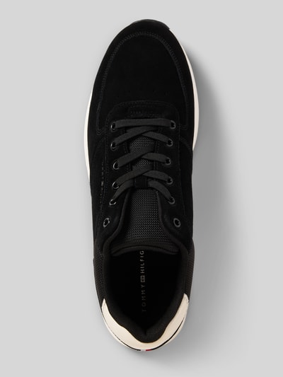 Tommy Hilfiger Lage sneakers van echt leer, model 'NEWPORT' Zwart - 3