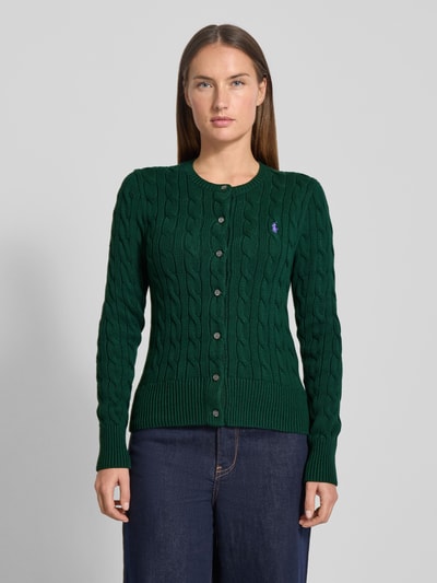 Polo Ralph Lauren Strickjacke mit Knopfleiste Gruen 4