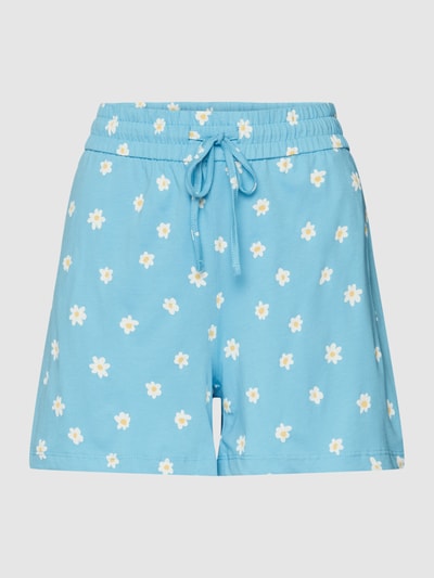 Jake*s Casual Pyjama-Shorts mit elastischem Bund Hellblau 2