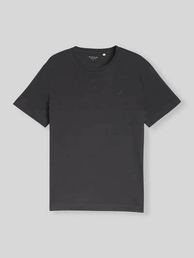 Tom Tailor Regular Fit T-Shirt aus reiner Baumwolle Dunkelgrau 2