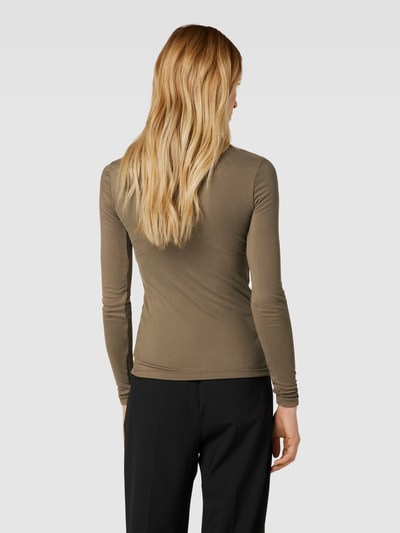 Mango Longsleeve mit Rollkragen Modell 'ALPHA' Khaki 5