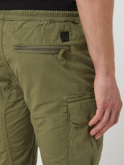 Alpha Industries Korte cargobroek met elastische band Olijfgroen - 3