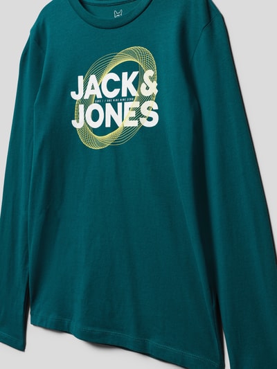 Jack & Jones Longsleeve mit Label-Print Smaragd 2