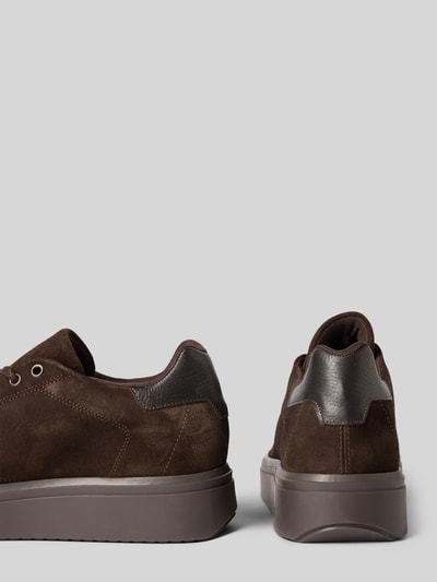 Steve Madden Sneaker aus Rindsvelours mit Profilsohle Dunkelbraun 2