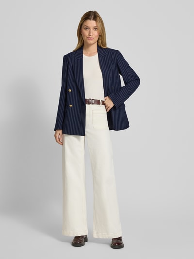 Gant Regular fit blazer met klepzakken Marineblauw - 1