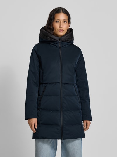 Amber & June Jas met capuchon Donkerblauw - 4