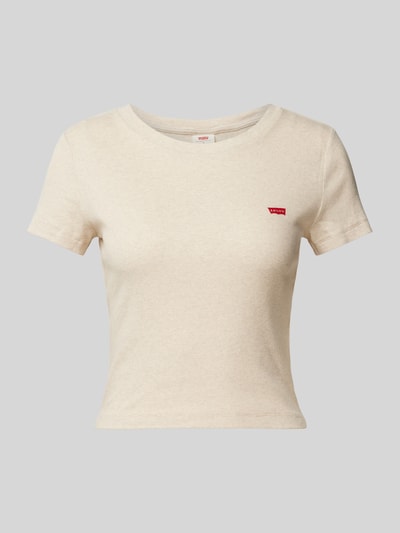 Levi's® T-Shirt mit Label-Print Ecru 2