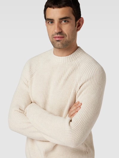 MCNEAL Gebreide pullover in gemêleerde look Beige - 3