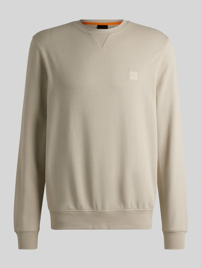 BOSS Orange Regular Fit Sweatshirt aus reiner Baumwolle Modell 'WESTART' Sand 2