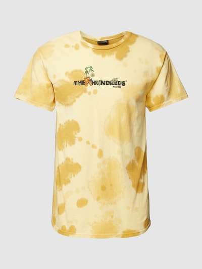 The Hundreds T-Shirt mit Label-Print Modell 'PASSION & PATIENCE' Gelb 2