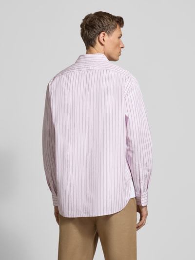 CK Calvin Klein Freizeithemd mit verdeckter Knopfleiste Bordeaux 5