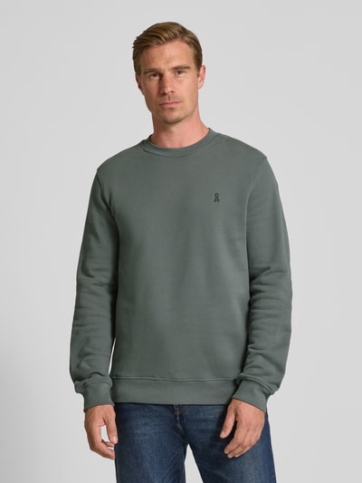 Armedangels Regular Fit Sweatshirt aus reiner Baumwolle Modell 'BAARO FLEECE' Mittelgrau 4