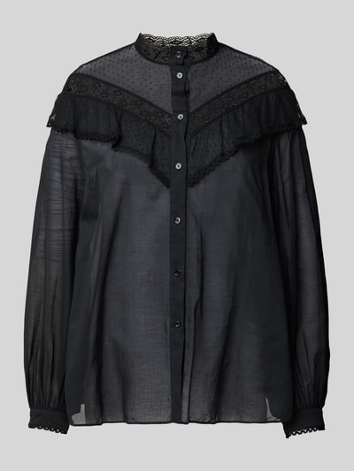 Weekend Max Mara Hemdbluse mit Knopfleiste Modell 'ASTICE' Black 2