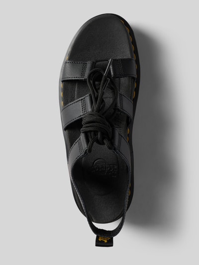 Produktfoto, Sandalette aus Leder mit Schnürung Modell 'Nartilla' von Dr. Martens, naturalna skóra, zaokrąglony czubek, wiązanie, wysokość obcasa 5 cm w rozmiarze 40