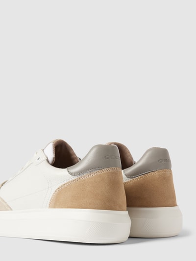 Geox Sneakers in two-tone-stijl met vetersluiting Wit - 2