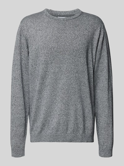 Jack & Jones Longsleeve mit Rundhalsausschnitt Hellgrau Melange 2