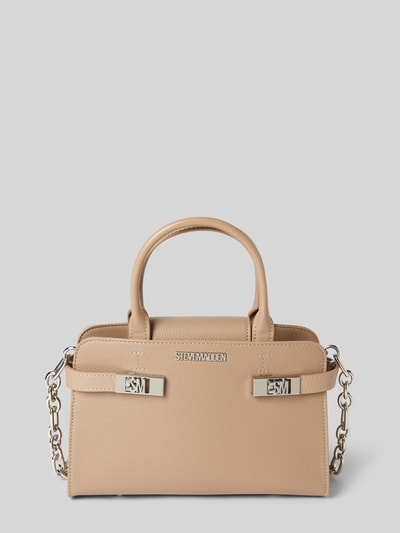 Steve Madden Handtas met labelapplicatie, model 'BLINDEN' Taupe - 2