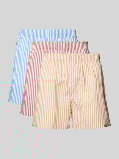 POCKIES Boxershorts mit elastischem Bund im 3er-Pack Hellblau 1