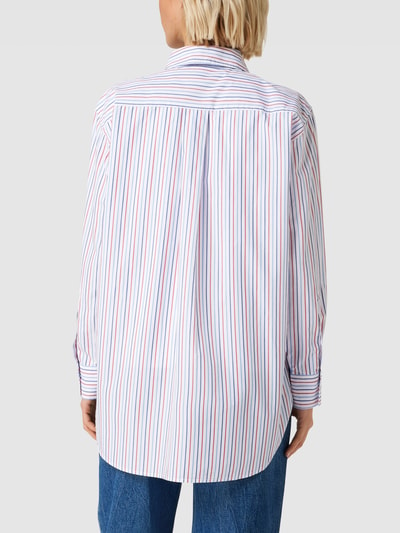 Tommy Hilfiger Oversized overhemdblouse met streepmotief Wit - 5