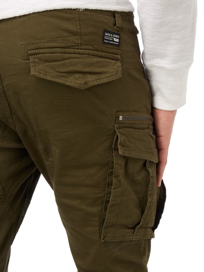 Jack & Jones Anti Fit Cargohose mit Zierreißverschluss Oliv 2