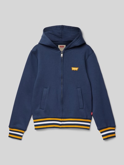 Levi’s® Kids Bluza rozpinana z wyhaftowanym logo model ‘VARSITY’ Granatowy 1