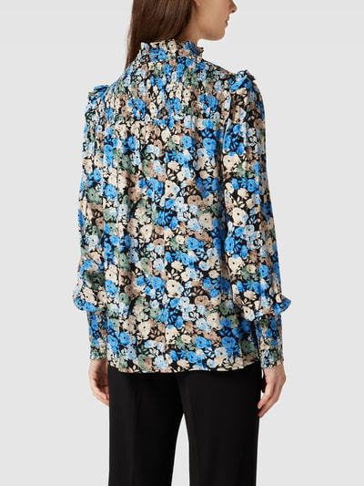 Soyaconcept Blouseshirt met bloemenmotief, model 'Joleen' Koningsblauw - 5