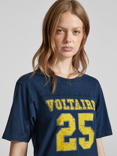 Zadig & Voltaire T-Shirt mit Label-Print Marine 3