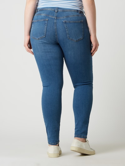 Tom Tailor Plus Jeansy PLUS SIZE o kroju skinny fit z dodatkiem streczu  Jeansowy niebieski 5