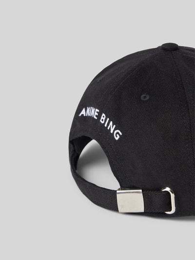 Anine Bing Basecap mit Label-Stitching Black 4