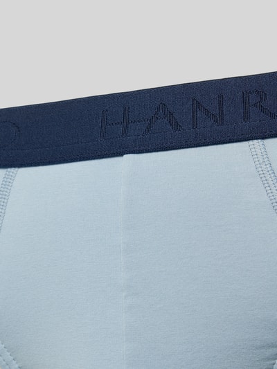 Hanro Slip mit elastischem Label-Bund im 2er-Pack Blau 2