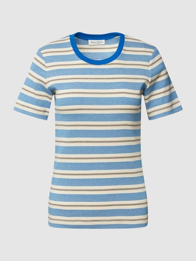 Marc O'Polo T-Shirt mit Streifenmuster Royal 2