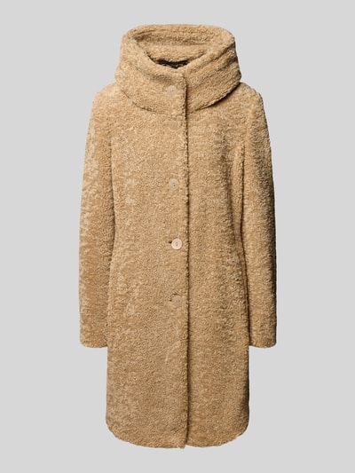 Milo Coats Mantel aus Teddyfell Modell 'STELLA' Sand 2